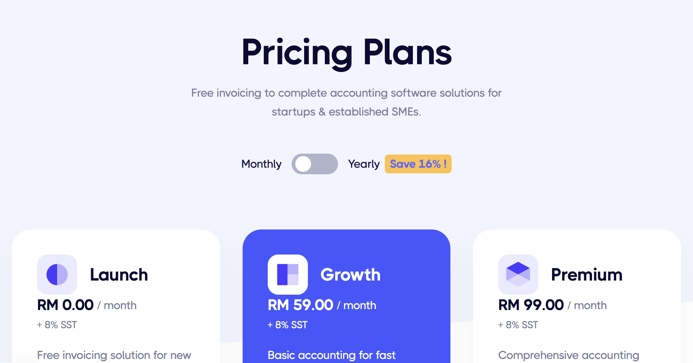 pricing plan